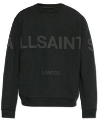 AllSaints - Signature Logo Crewneck Sweater - Lyst