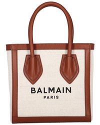 balmain embossed tote