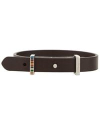 Paul Smith - Leather Bracelet - Lyst