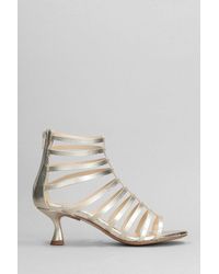 Anna F. - 3745 Strapped Open-Toe Sandals - Lyst