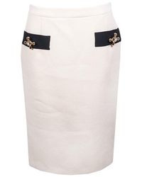 Moschino - Hot 'N Cold Faucet Embellished Midi Skirt - Lyst
