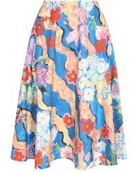 Marni - High-waist Floral-printed A-line Skirt - Lyst