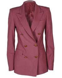 Tagliatore - Double-Breasted Pressed Crease Tailored Suit - Lyst