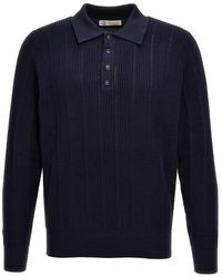Brunello Cucinelli - Knitted Shirt Polo - Lyst