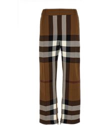 Burberry - Check-Printed Straight-Leg Track Pants - Lyst