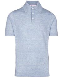 Brunello Cucinelli - Buttoned Short-sleeved Polo Shirt - Lyst