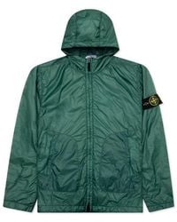 Stone Island - Compass Badge Packable Hooded Jacket - Lyst
