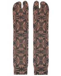 Dries Van Noten - Graphic Butterfly Tabi Socks With Pattern - Lyst