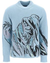 Amiri Wes Lang Secret Sweater - Blue