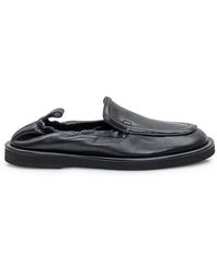 Studio Nicholson - Round Toe Slip-On Loafers - Lyst