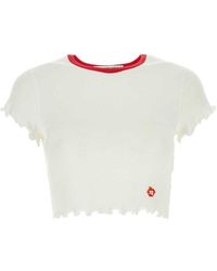 T By Alexander Wang - Top With Logo - Lyst