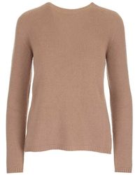 Max Mara - Crewneck Knitted Sweater - Lyst