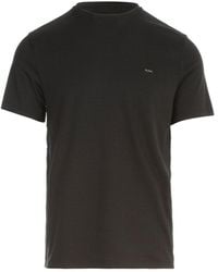 Michael Kors - Logo Embroidered Crewneck T-Shirt - Lyst