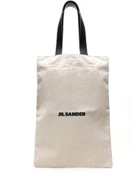 Jil Sander Large Shopper Bag - Natural