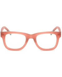 Linda Farrow - X Kris Van Assche Rectangular Frame Glasses - Lyst
