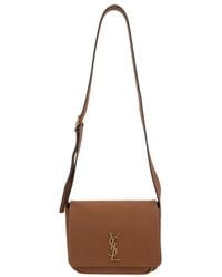 Saint Laurent - Niki Logo Plaque Shoulder Bag - Lyst
