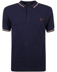 Fred Perry - Twin Tipped Short-sleeved Polo Shirt - Lyst