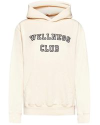Sporty & Rich - Sporty Rich Hoodie With Lettering Logo - Lyst
