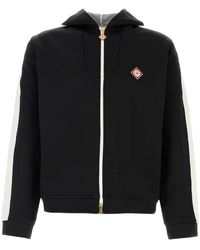 パーカー・フーディ Casablanca \"SUNSET VALLEY\" RUBBER PATCH ZIP THROUGH HOODIE Casablanca Sunset Valley Rubber Patch Zip Through Hoodie In