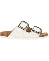 Colors Of California - Buckle Slide Sandals - Lyst