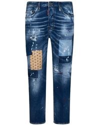 DSquared² - Medium Worn Out Booty Wash Bro Jeans - Lyst
