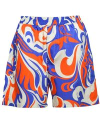 DSquared² - Palms Beach Waves Elasticated Waistband Shorts - Lyst