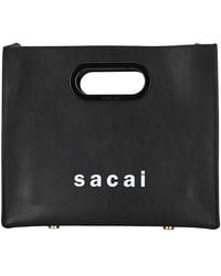 Sacai - Logo Small Shopper Tote Bag - Lyst