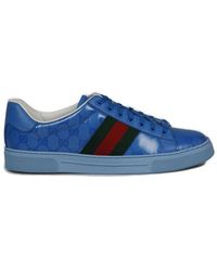 Gucci - Ace GG Embellished Sneakers - Lyst