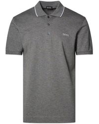 Zegna - Cotton Polo Shirt - Lyst