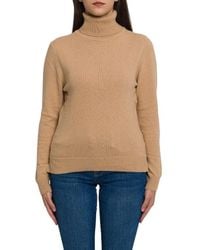 Barbour - Roll-neck Knitted Jumper - Lyst