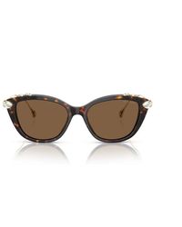 Swarovski - Embellished Cat-eye Frame Sunglasses - Lyst