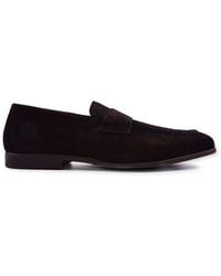 Doucal's - Tonal-stitching Almond Toe Loafers - Lyst