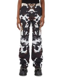 Burberry Camouflage Print Cargo Pants - Multicolor