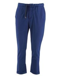 Teleria Zed - Drawstring Turn-Up Hem Trousers - Lyst