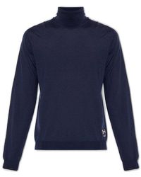 Gucci - Turtleneck Sweater With Logo - Lyst