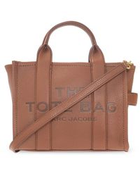 Marc Jacobs - The Leather Small Argan Oil Tote Bag - Lyst