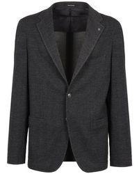 Tagliatore - Single Breasted Two Button Blazer - Lyst