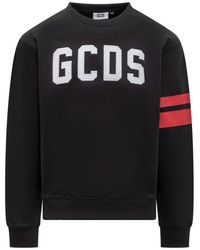 Gcds - Logo Regular Crewneck Sweatshirt - Lyst