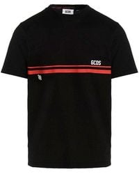 Gcds - Logo Printed Crewneck T-shirt - Lyst