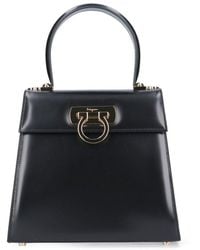 Ferragamo - Iconic Top Handle Shoulder Bag - Lyst