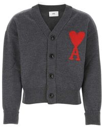 Ami Paris - Cardigan - Lyst