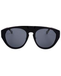 Linda Farrow - X Kris Van Assche Aviator Frame Sunglasses - Lyst