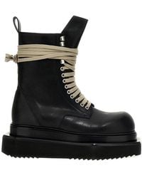 Rick Owens - Turbo Cyclops Lace-up Boots - Lyst