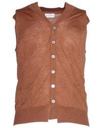 Ballantyne - Basolan Sleeveless Cardigan - Lyst