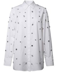 Sportmax - Nordica White Cotton Shirt - Lyst