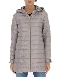 Herno Hooded Down Coat - Gray