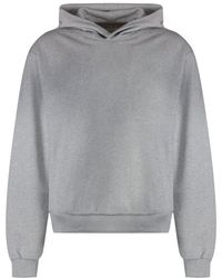 Acne Studios - Logo Printed Hooded Sweatshirt - Lyst