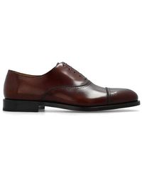Ferragamo Giovanni Oxford Shoes - Brown