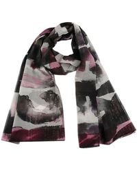 McQueen - Printed All-over Scarf - Lyst