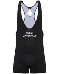 DSquared² - Logo Printed One-Piece Swimsuit - Lyst